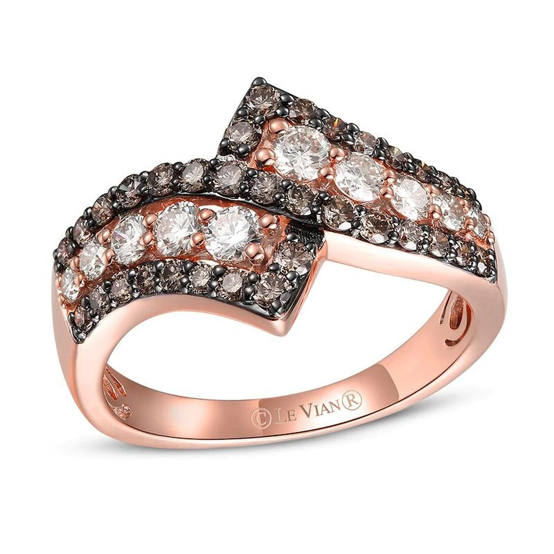 Le Vian Chocolate Diamond Ring 1 ct tw 14K Strawberry Gold