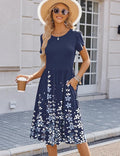 Amelia™ | Floral Print Casual Dress