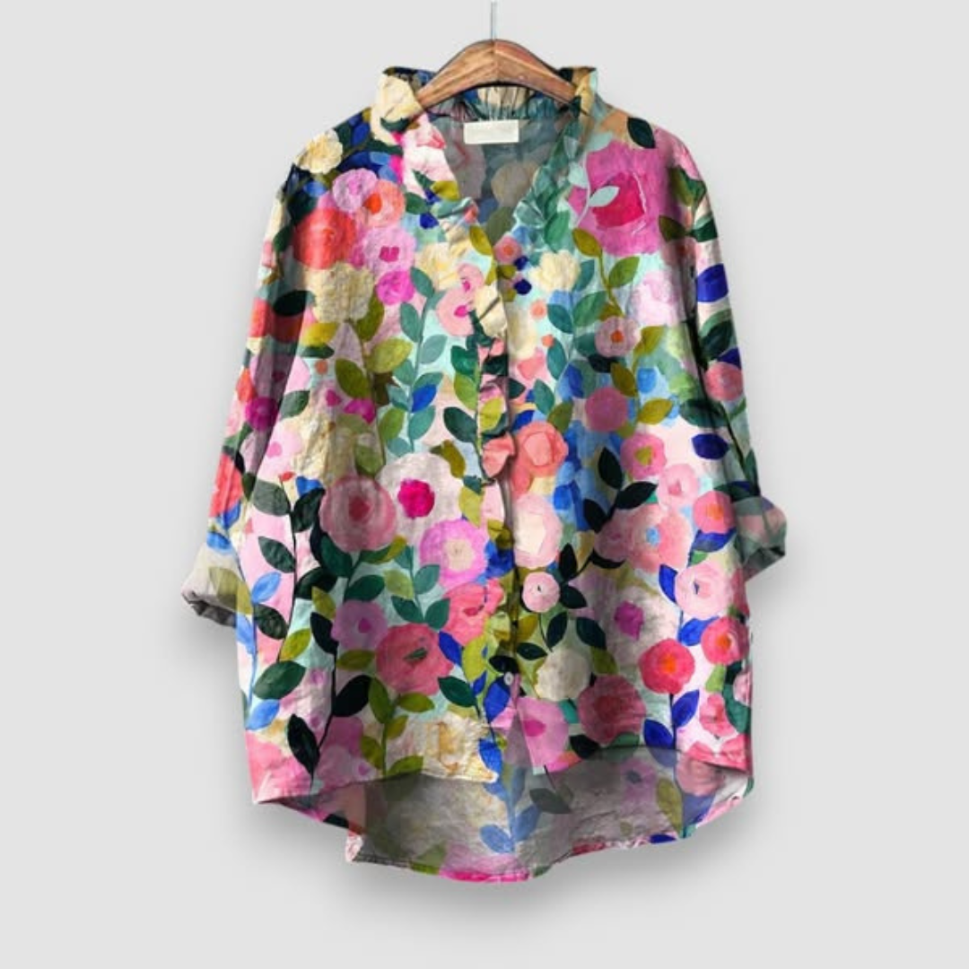 Alisa™ | Linen Blouse