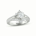 Diamond Engagement Ring 1 ct tw Round-cut 14K White Gold