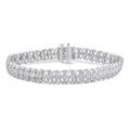 Diamond Bracelet 1 ct tw 10K White Gold 7.25