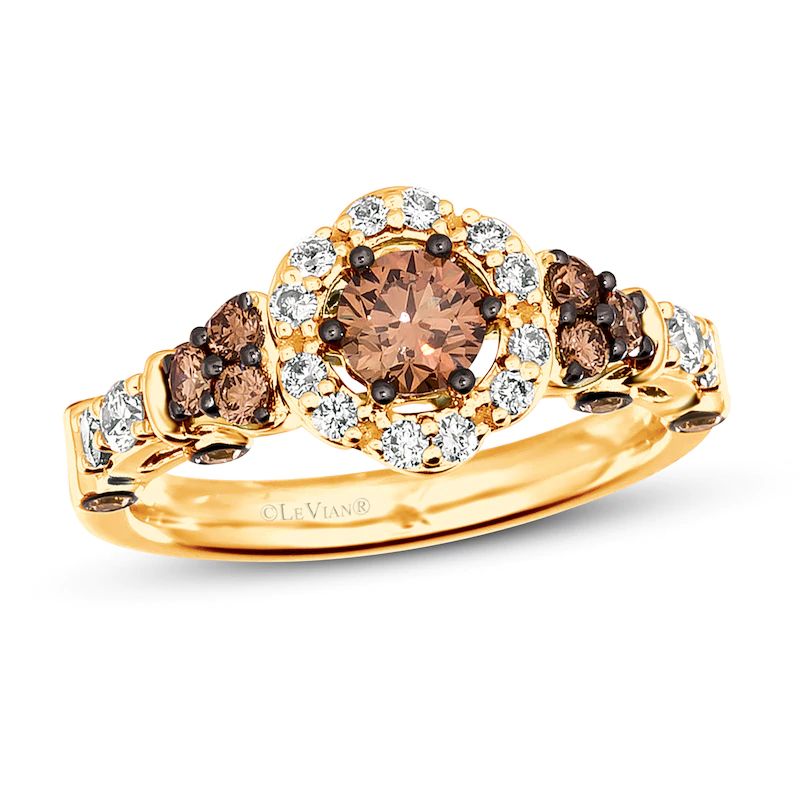 Le Vian Chocolate Diamond Ring 1 ct tw 14K Honey Gold