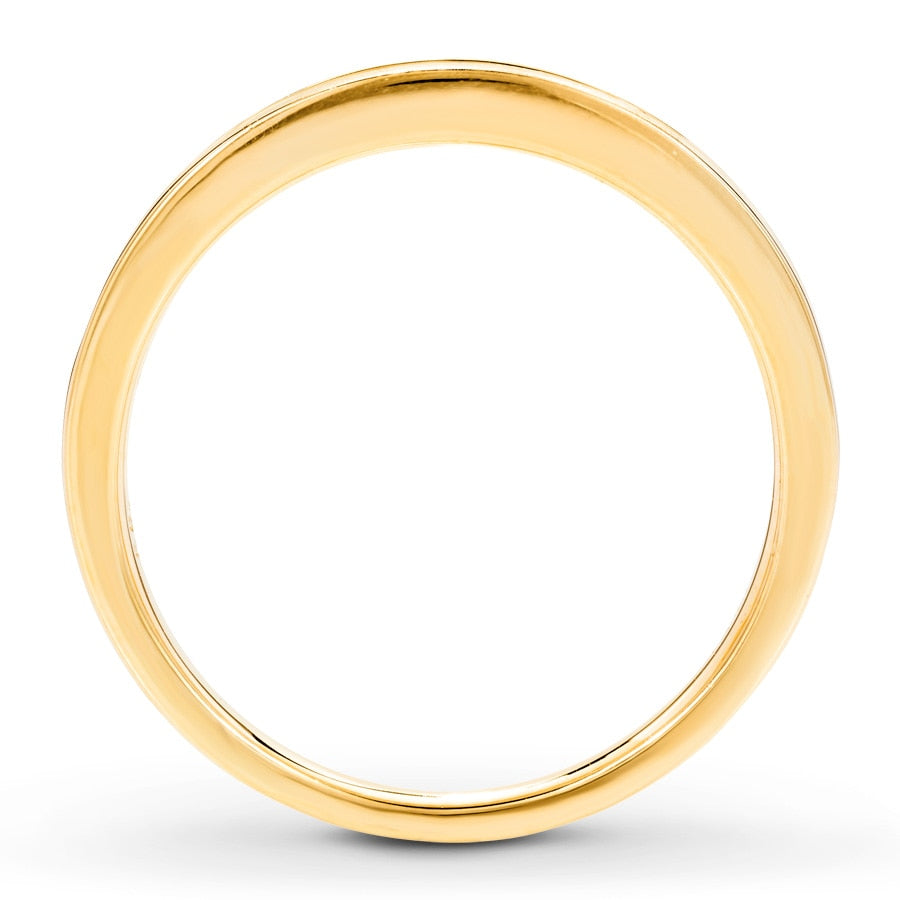 Diamond Wedding Band 1/5 ct tw 14K Yellow Gold