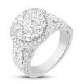 Diamond Engagement Ring 3 ct tw 10K White Gold
