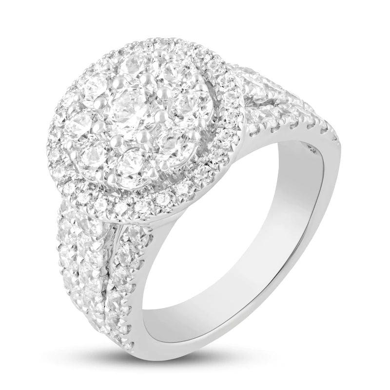 Diamond Engagement Ring 3 ct tw 10K White Gold