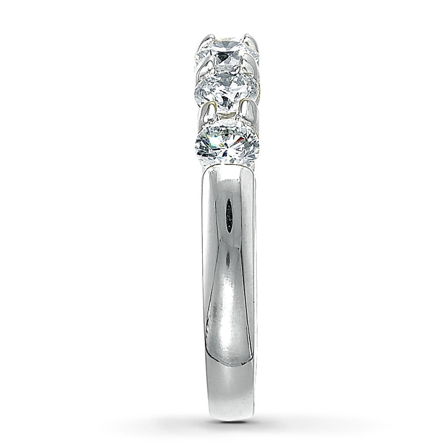 Diamond Anniversary Band 1 ct tw Round-cut 14K White Gold