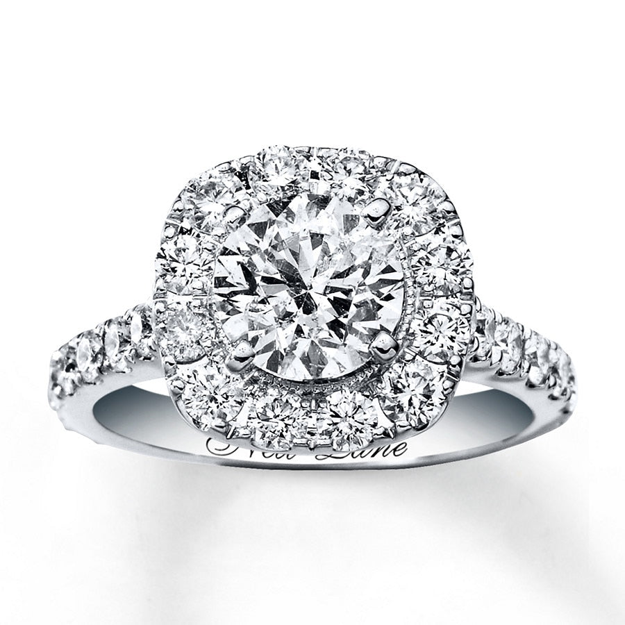 Neil Lane Engagement Ring 2-3/4 ct tw Diamonds 14K White Gold