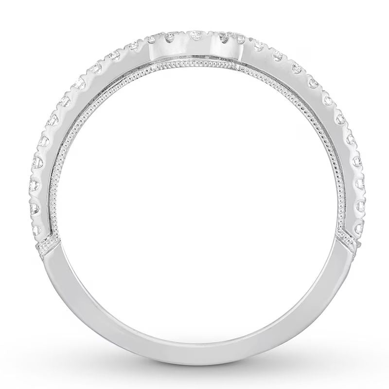 Neil Lane Diamond Bridal Set 1-7/8 ct tw Oval & Round-cut 14K White Gold