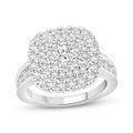 Diamond Engagement Ring 2 ct tw Round-cut 14K White Gold