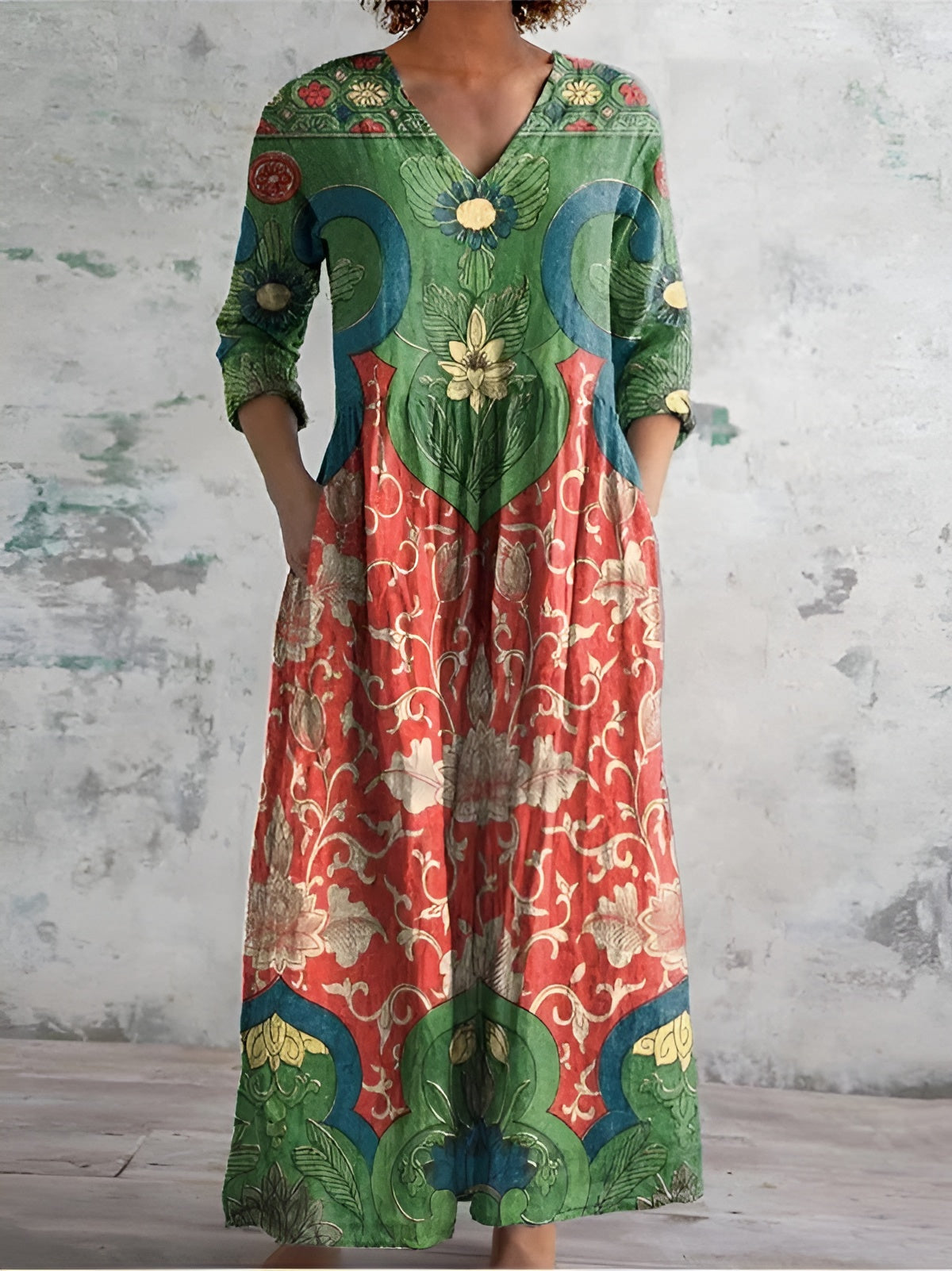 Celestine™ | Vintage-Inspired Boho Maxi Dress