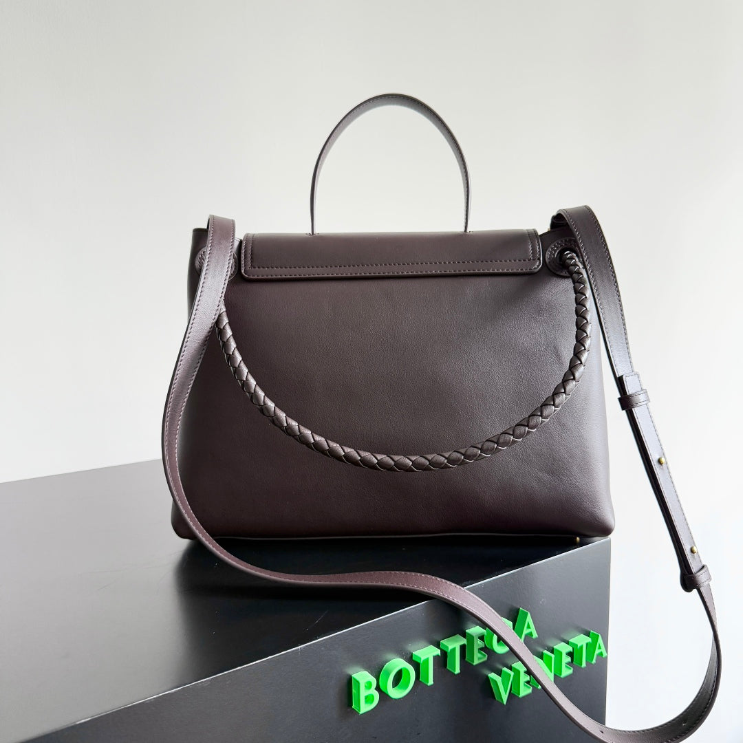 MEDIUM CIAO CIAO 34 IN BROWN CALFSKIN