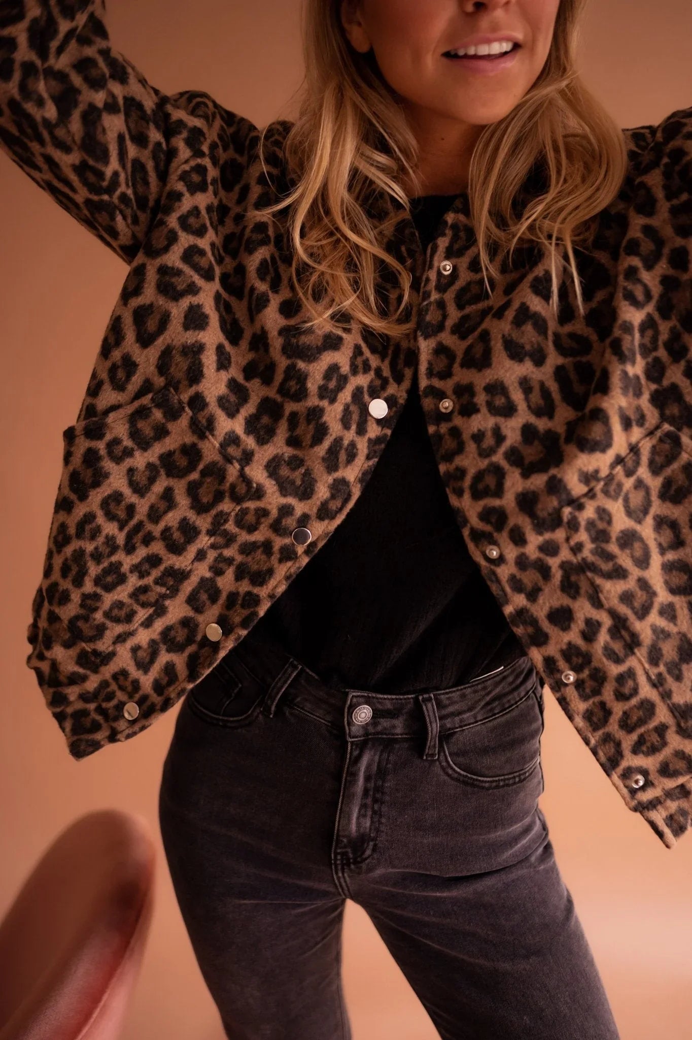 Charlene™ | The Leopard Bomber Jacket