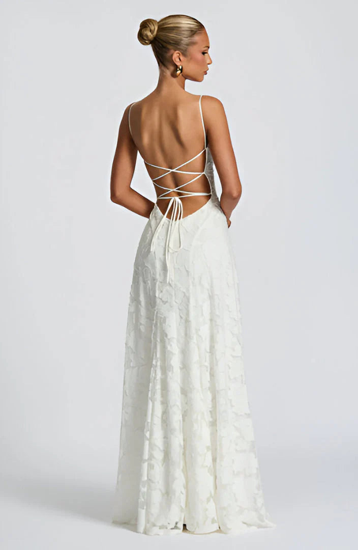 Francisa™ | Lace Corset Maxi Dress